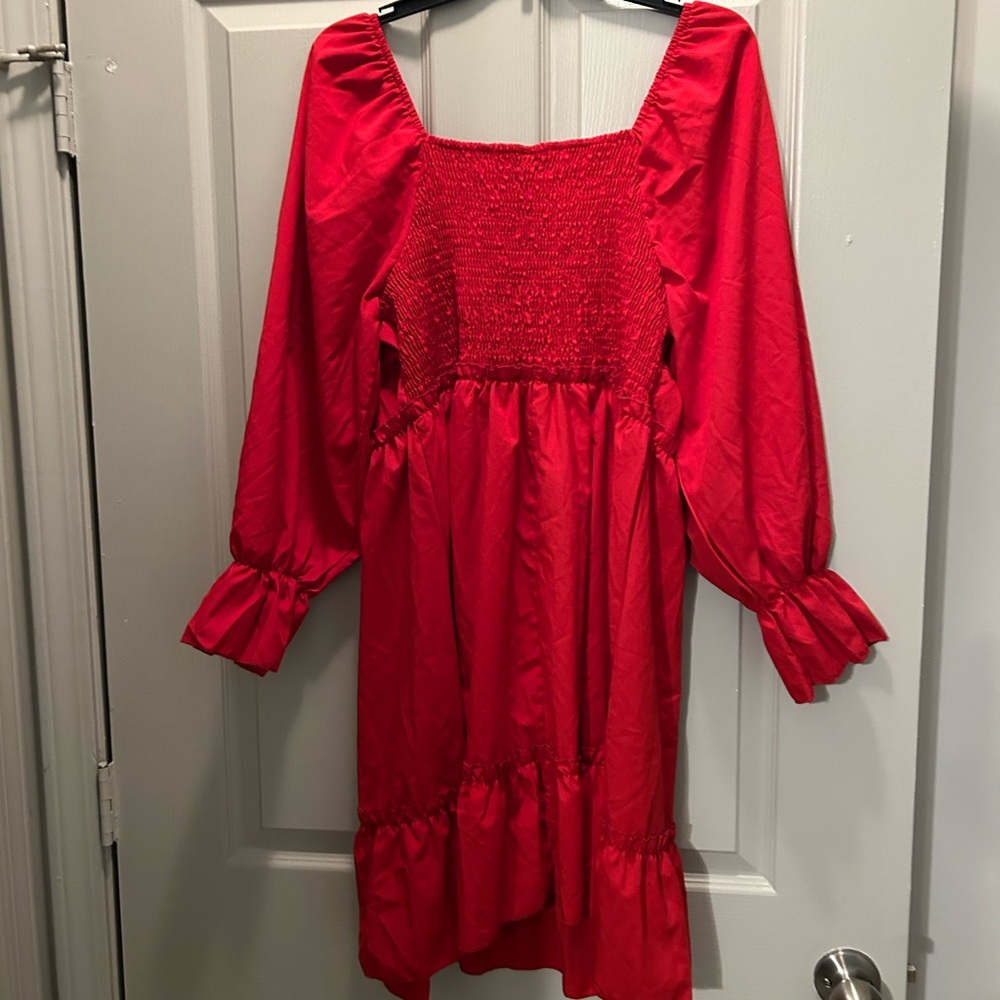 Spring/Summer Red Dress - Picture 4 of 5